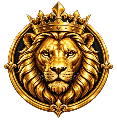 Elite Club — crowned gold lion crest